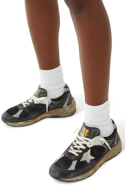 Running Dad Leather & Net Sneakers